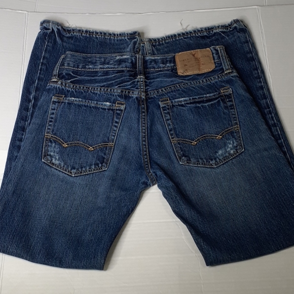 American Eagle Low Rise Slim Boot Blue Jeans 26/28 - Picture 1 of 16